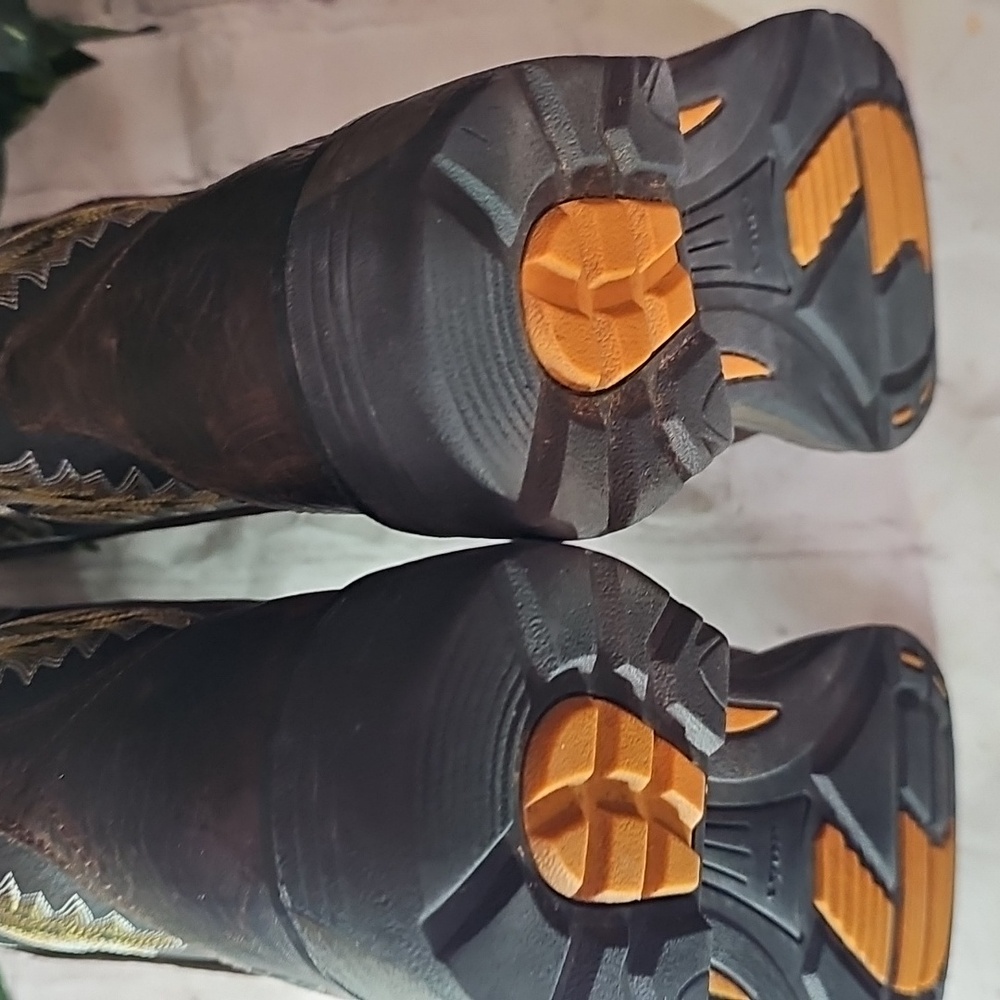 Ariat Kids' Workhog Square Toe Boots 1.5 - Picture 8 of 12